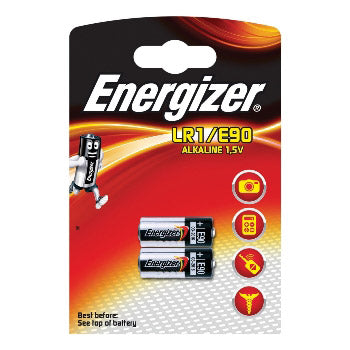Energizer alkaline 1,5v lr1 e90 blister 2 stuks
