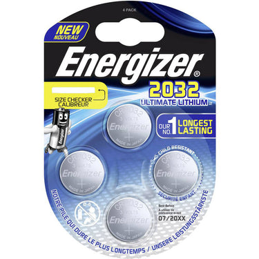 Enerdis Ultimate Lithium 3V knoopcel batterijen (CR2032) 4 stuks