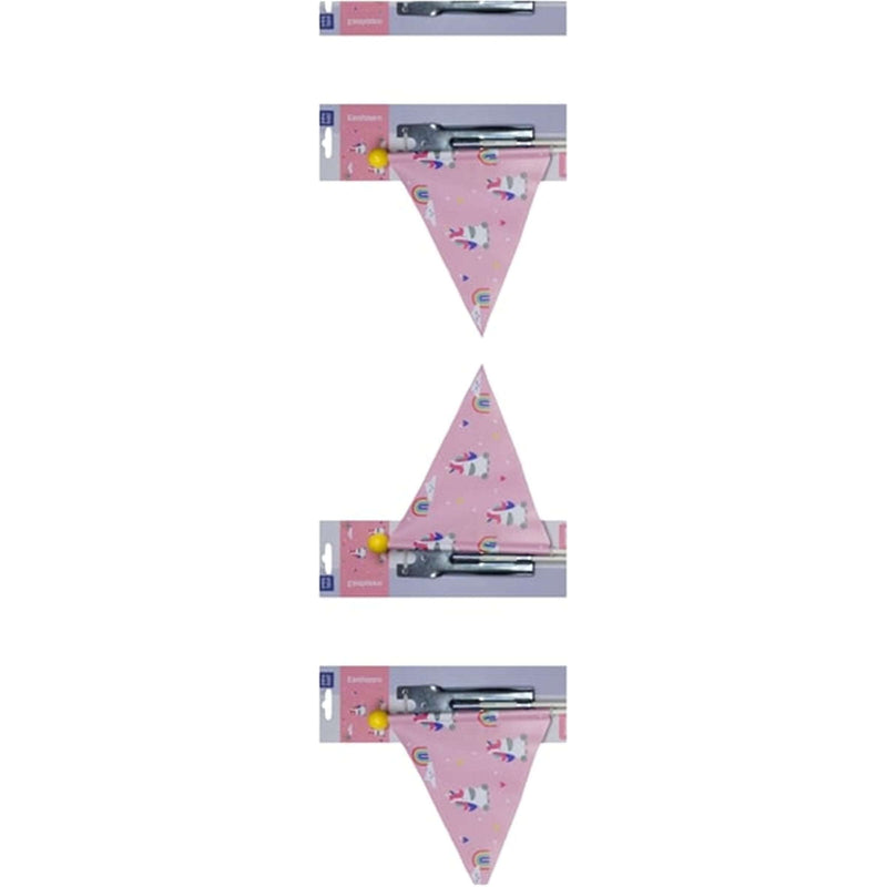 Load image into Gallery viewer, Beveiligingsvlag Pexkids Unicorn Pink met eenhoornprint
