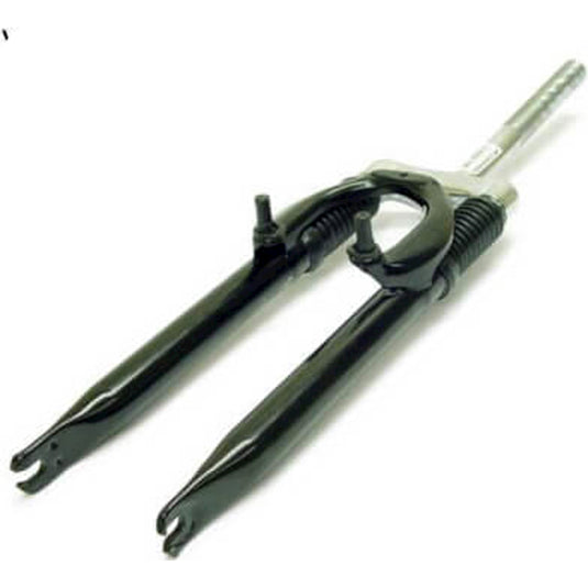 Vwp  Voorvork verend 24 inch ATB 1 inch zwart