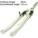 Vork verend 28 inch draad 1.1 8 zwart v-brake rollerbrake