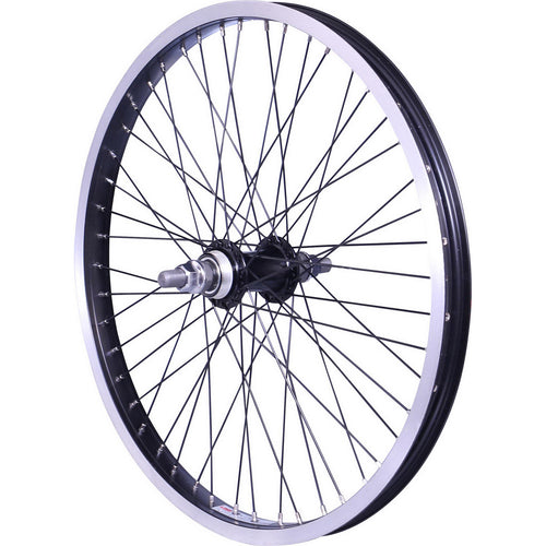 Velox achterwiel bmx cargo 20 freewheel 14mm as 48sp zw.