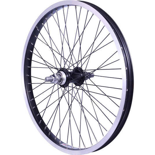 Velox achterwiel bmx cargo 20 freewheel 14mm as 48sp zw.