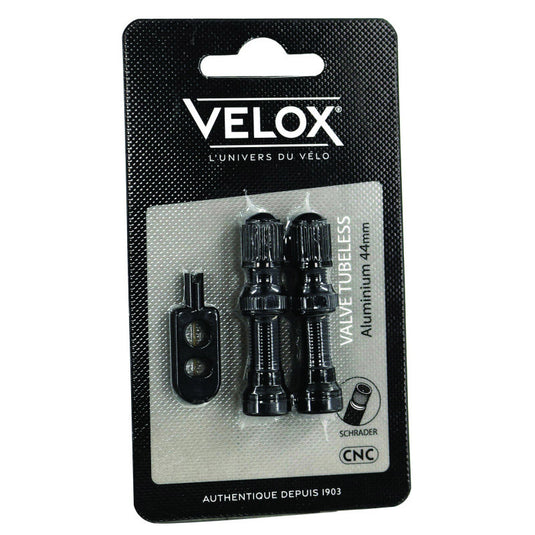 Velox tubeless ventiel 44mm av aluminium (2st)