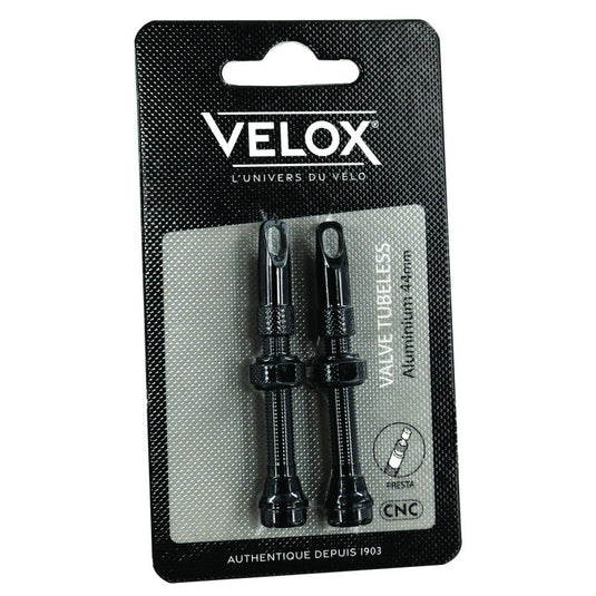 Velox ventiel tubeless presta 60mm aluminium zwart (2st)