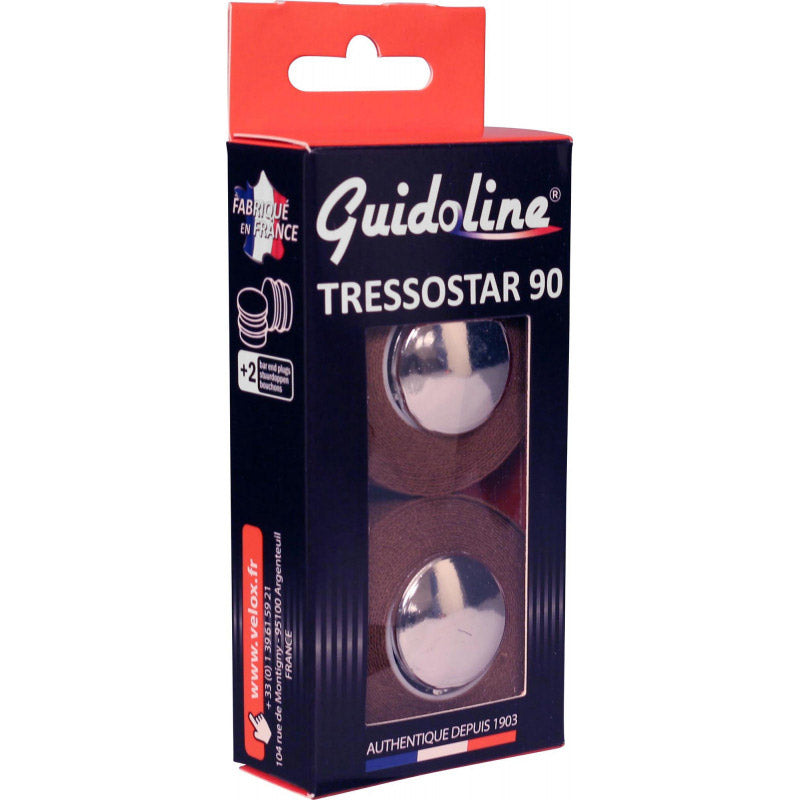 Load image into Gallery viewer, Velox stuurtape tressostar 90 katoen bruin (2st)
