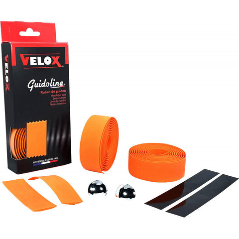 Velox stuurtape Maxi Cork oranje (2st)