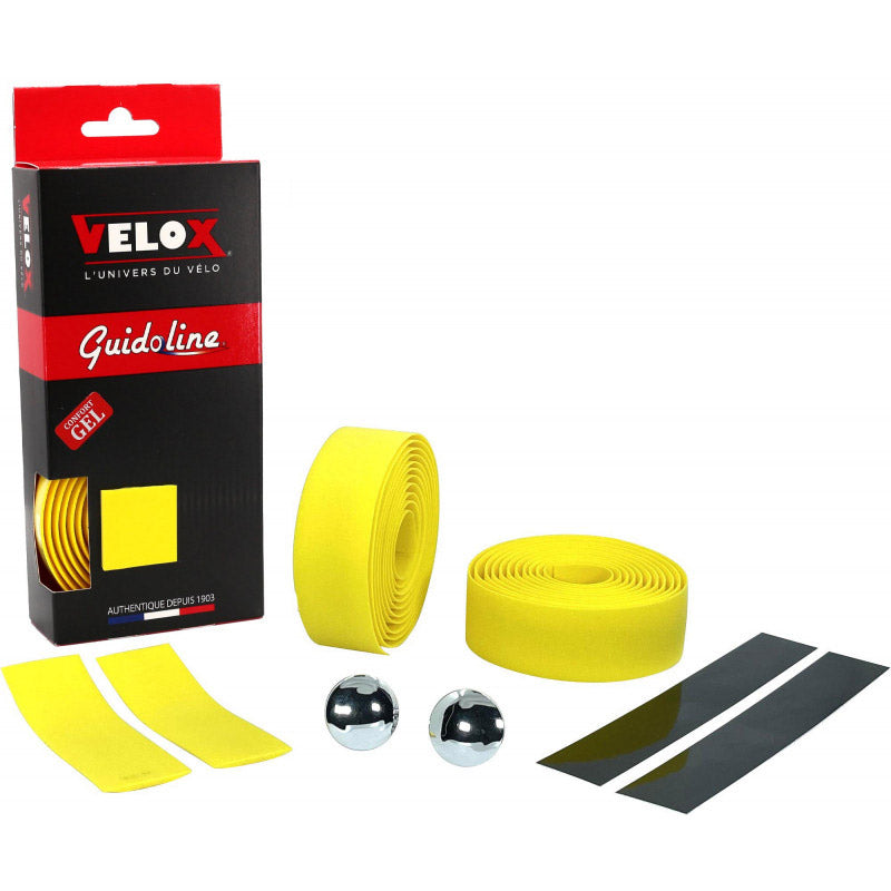 Velox stuurtape Maxi Cork Gel geel (2st)