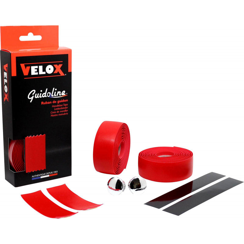 Velox stuurtape Classic rood (2st)