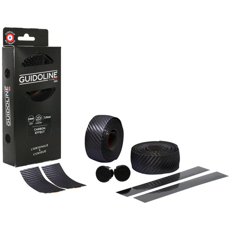 Velox stuurtape Carbon geperforeerd zwart (2st)