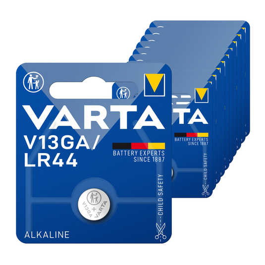 Varta v13ga lr44 knoopcel batterij (10 stuks)