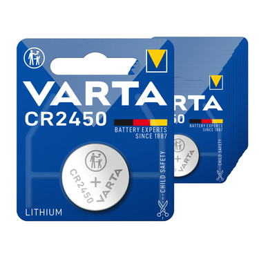 Varta cr2450 lithium knoopcel batterij (10 stuks)