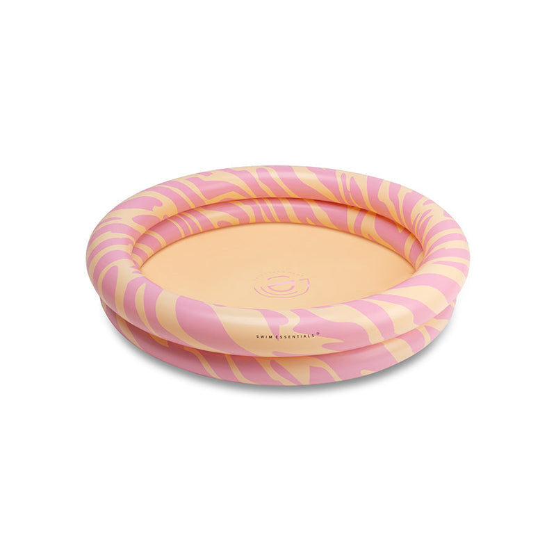 Load image into Gallery viewer, Vibrant stripes | roze baby zwembad ø 100 cm
