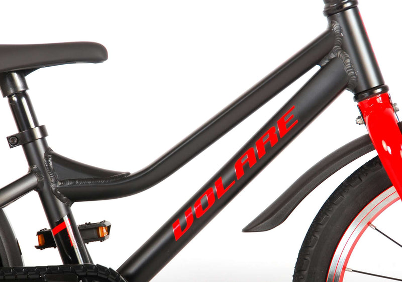 Load image into Gallery viewer, Volare Blaster Kinderfiets - Jongens - 16 inch - Zwart Rood - Prime Collection
