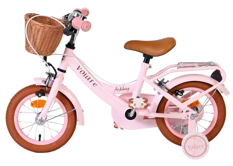 Chargez l'image dans la visionneuse de la galerie, Volare ashley kinderfiets - meisjes - 12 inch - roze - twee handremmen
