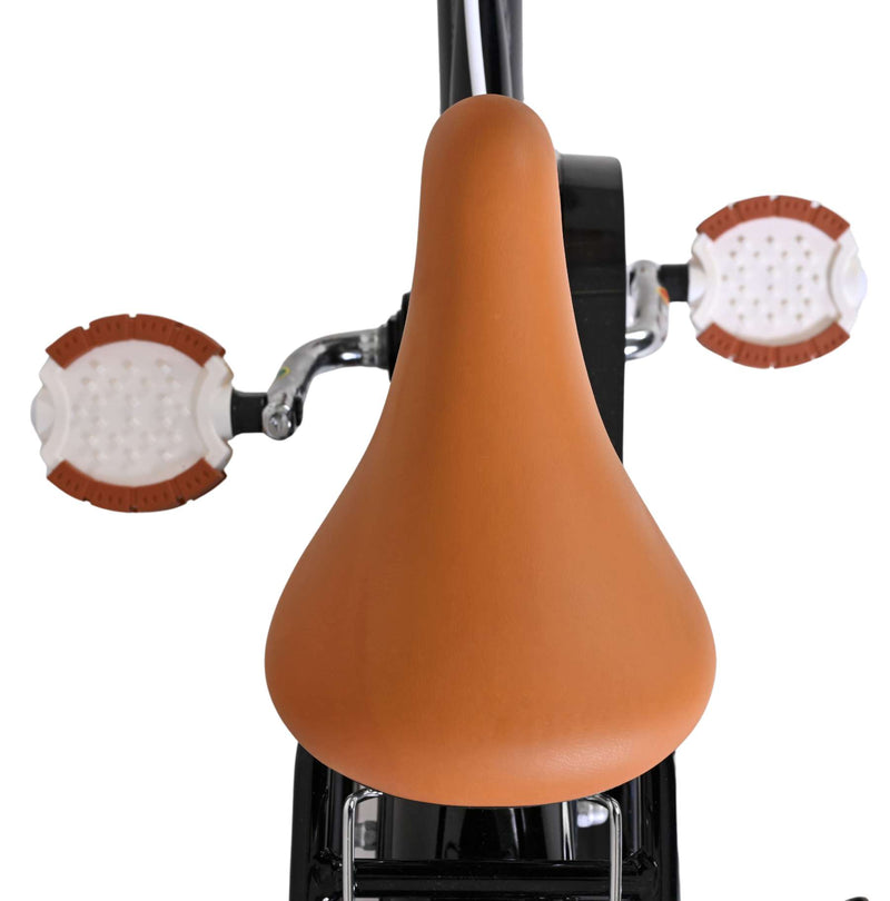 Afbeelding laden in galerijviewer, Volare ashley kinderfiets - meisjes - 12 inch - zwart - twee handremmen
