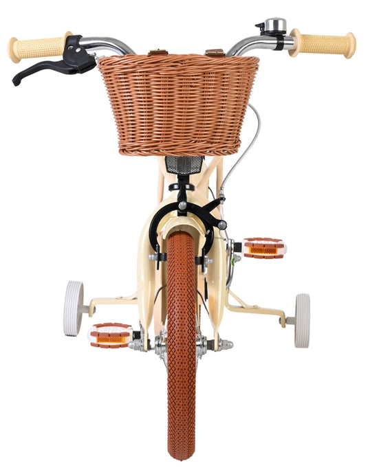 Volare ashley kinderfiets - meisjes - 14 inch - creme