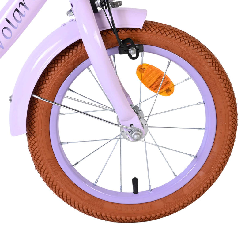 Laden Sie das Bild in Galerie -Viewer, Volare ashley kinderfiets - meisjes - 14 inch - lila

