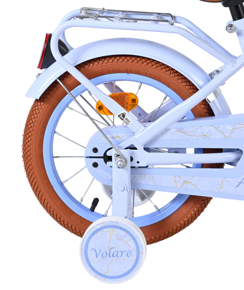 Laden Sie das Bild in Galerie -Viewer, Volare ashley kinderfiets - meisjes - 14 inch - pastel blauw
