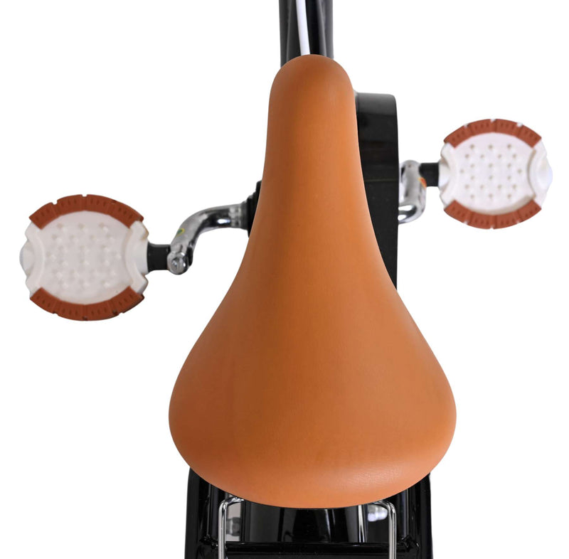 Afbeelding laden in galerijviewer, Volare ashley kinderfiets - meisjes - 14 inch - zwart - twee handremmen
