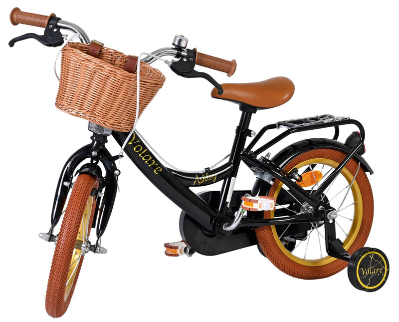 Load image into Gallery viewer, Volare ashley kinderfiets - meisjes - 14 inch - zwart - twee handremmen
