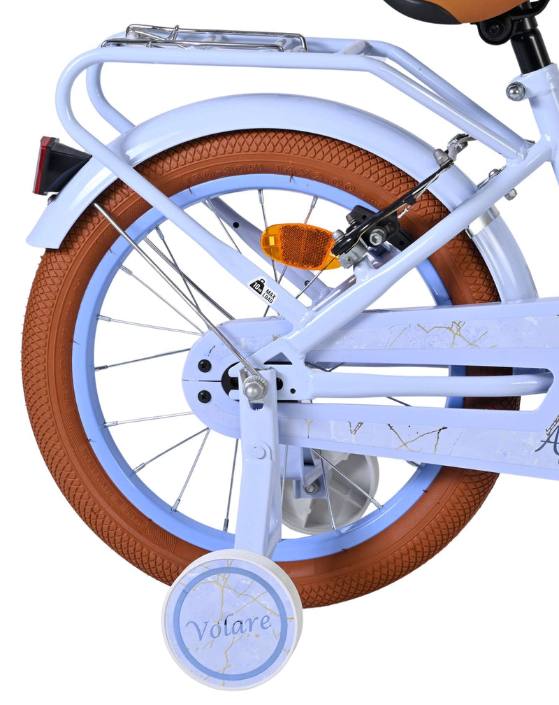 ギャラリービューアに画像をロードする, Volare ashley kinderfiets - meisjes - 16 inch - pastel blauw- twee handremmen
