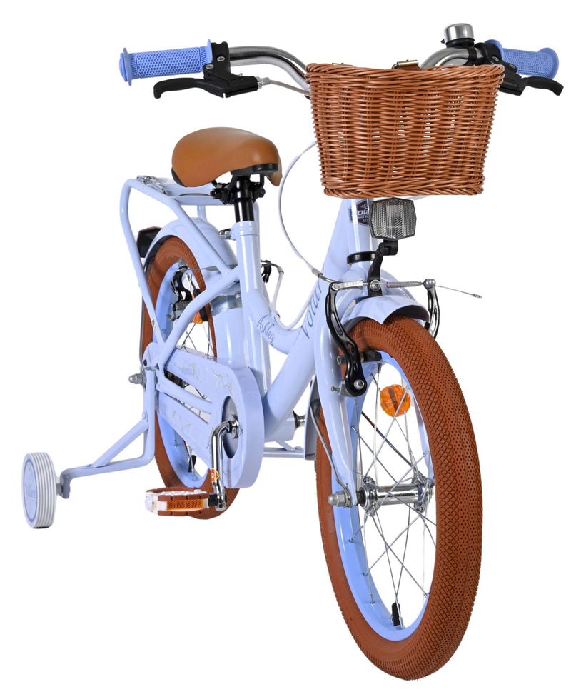 Afbeelding laden in galerijviewer, Volare ashley kinderfiets - meisjes - 16 inch - pastel blauw- twee handremmen
