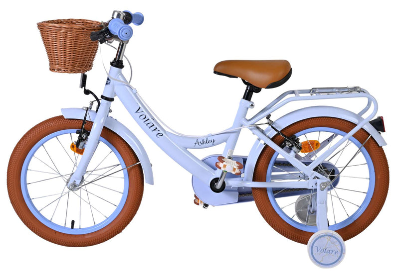 Afbeelding laden in galerijviewer, Volare ashley kinderfiets - meisjes - 16 inch - pastel blauw- twee handremmen
