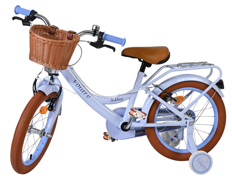 ギャラリービューアに画像をロードする, Volare ashley kinderfiets - meisjes - 16 inch - pastel blauw- twee handremmen
