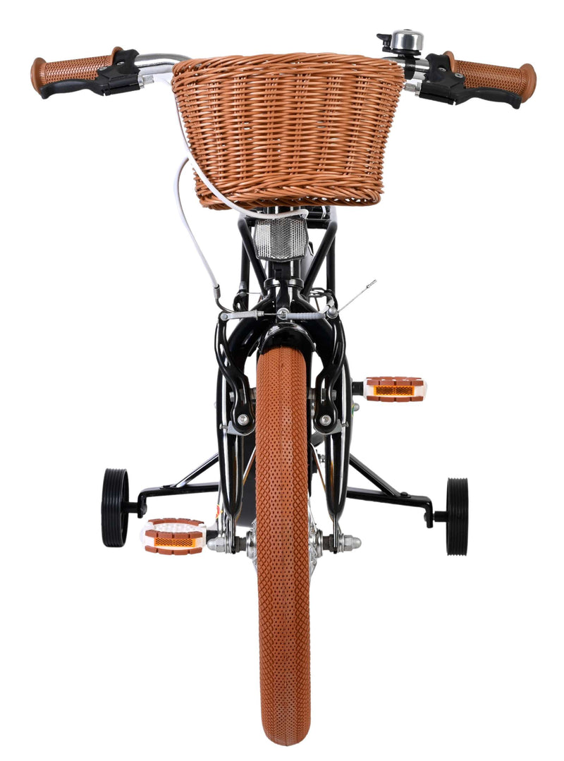 Afbeelding laden in galerijviewer, Volare ashley kinderfiets - meisjes - 16 inch - zwart - twee handremmen

