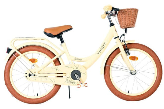 Volare ashley kinderfiets - meisjes - 18 inch - creme