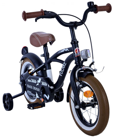 Volare Black Cruiser Kinderfiets - Jongens - 12 inch - Zwart