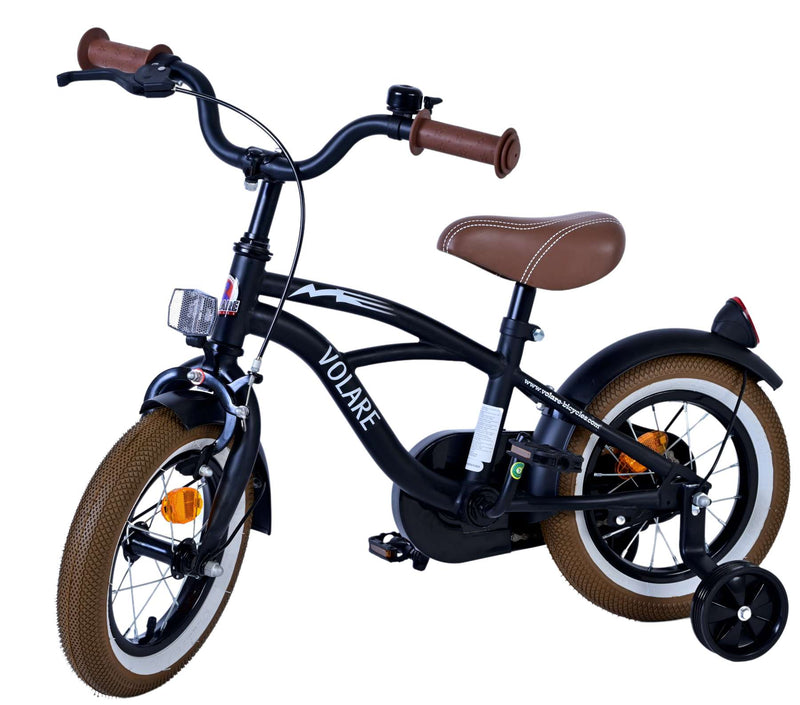 Load image into Gallery viewer, Yipeeh 12 fiets black cruiser 21201
