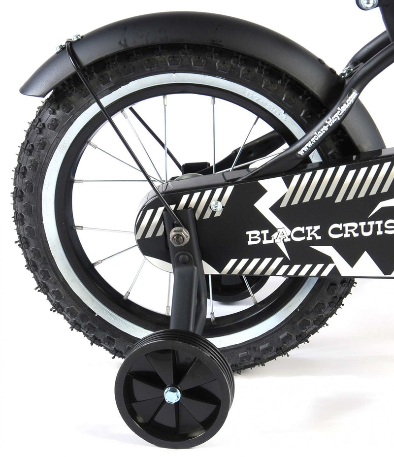 Load image into Gallery viewer, Volare Black Cruiser Kinderfiets - Jongens - 14 inch - Zwart - 95% afgemonteerd
