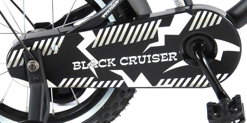 Load image into Gallery viewer, Volare Black Cruiser Kinderfiets - Jongens - 14 inch - Zwart - 95% afgemonteerd

