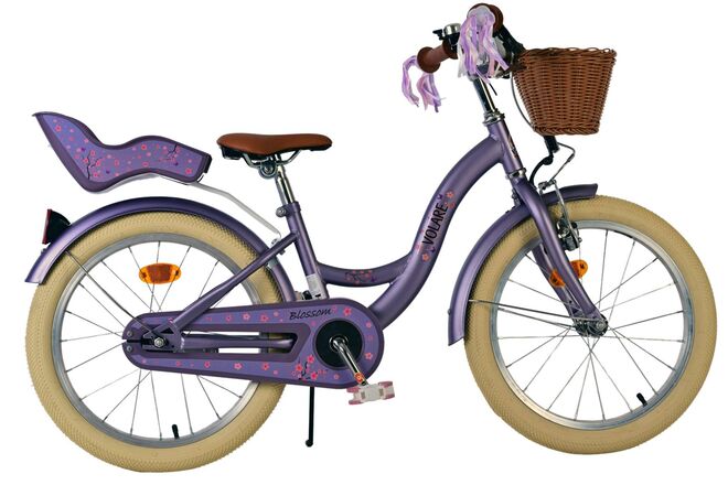 ギャラリービューアに画像をロードする, Volare blossom kinderfiets - meisjes - 18 inch - paars
