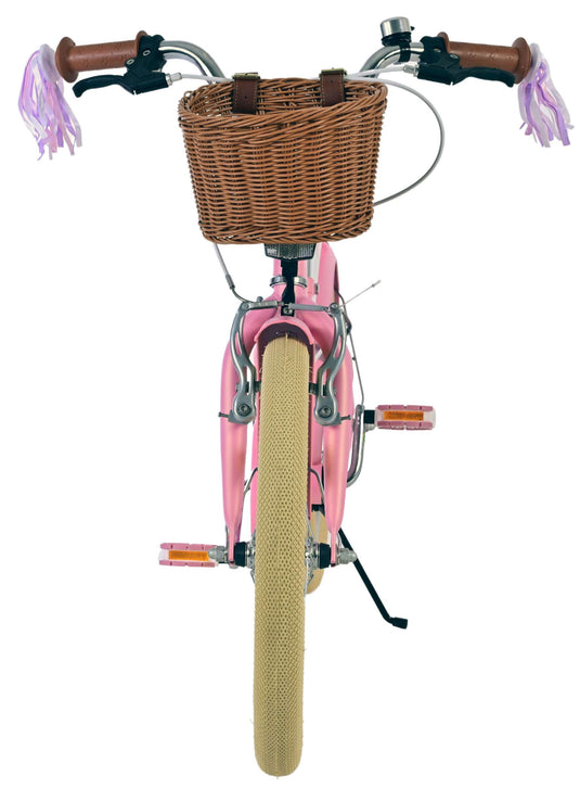 Volare blossom kinderfiets - meisjes - 18 inch - roze - twee handremmen