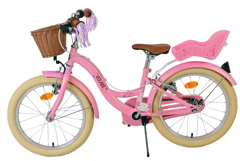Load image into Gallery viewer, Volare blossom kinderfiets - meisjes - 18 inch - roze - twee handremmen
