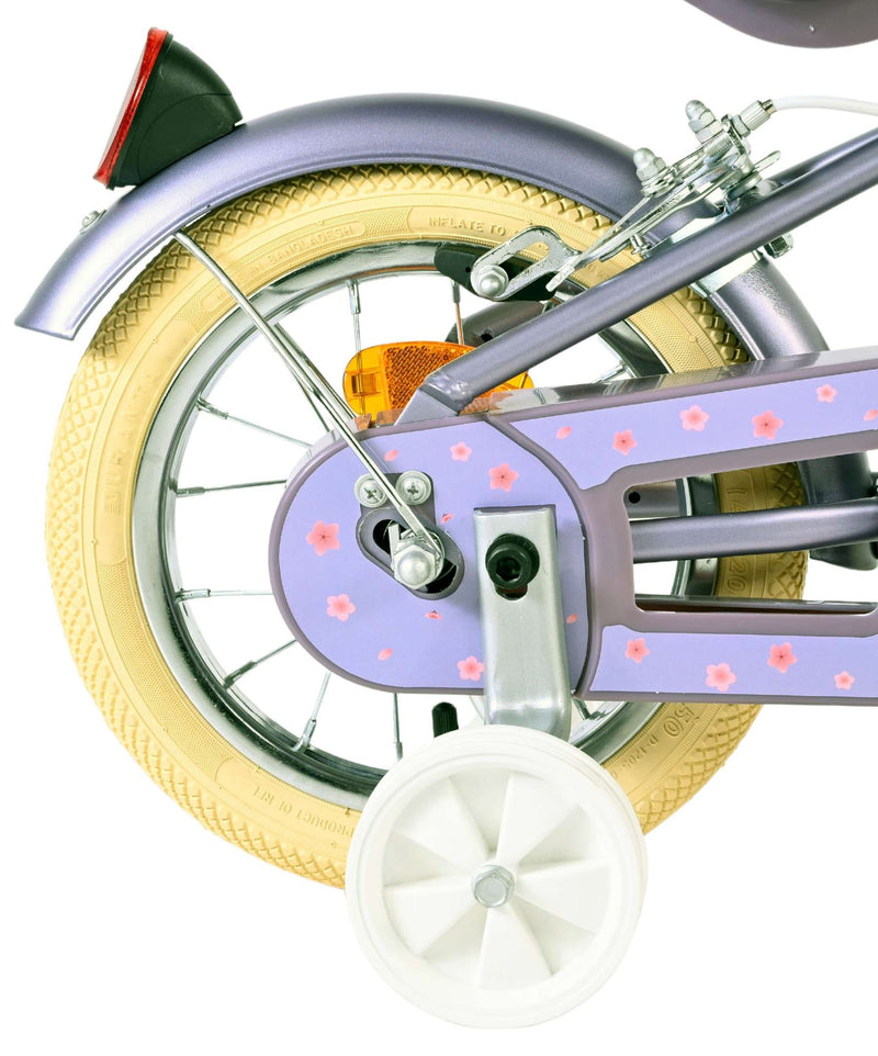 Load image into Gallery viewer, Volare blossom kinderfiets - meisjes - 12 inch - paars - twee handremmen
