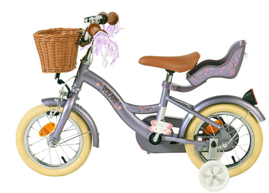 Volare blossom kinderfiets - meisjes - 12 inch - paars