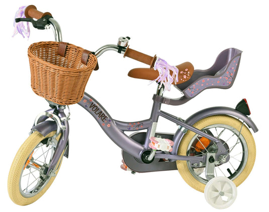 Volare blossom kinderfiets - meisjes - 12 inch - paars