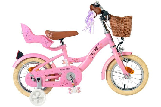 Volare blossom kinderfiets - meisjes - 12 inch - roze