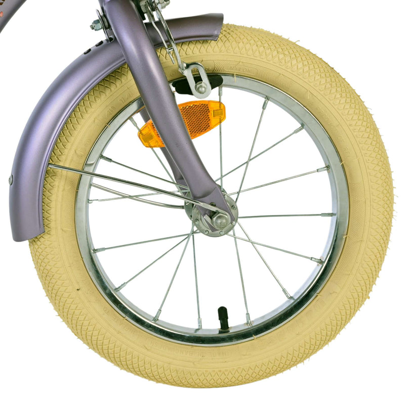 Load image into Gallery viewer, Volare blossom kinderfiets - meisjes - 14 inch - paars - twee handremmen
