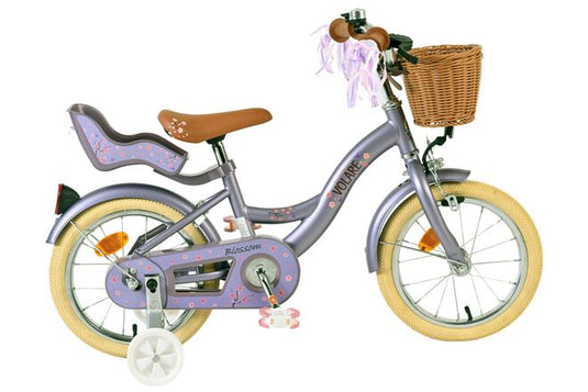 Volare blossom kinderfiets - meisjes - 14 inch - paars