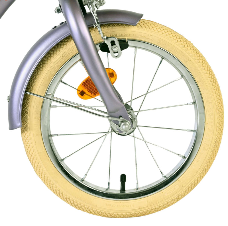 Load image into Gallery viewer, Volare blossom kinderfiets - meisjes - 14 inch - paars - twee handremmen
