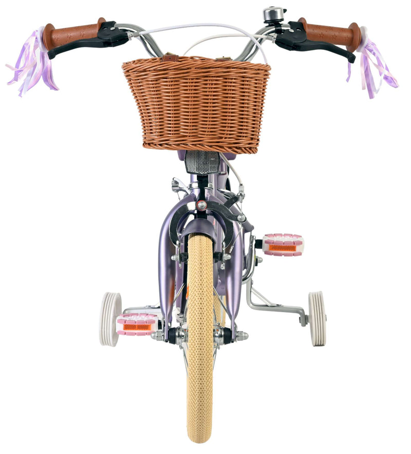 Load image into Gallery viewer, Volare blossom kinderfiets - meisjes - 14 inch - paars - twee handremmen
