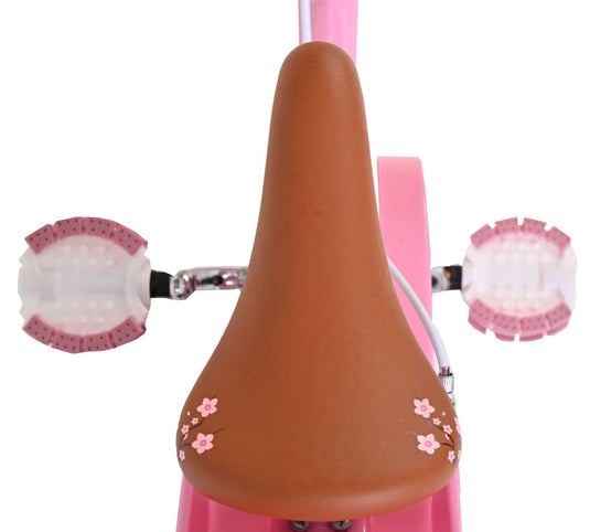 Volare blossom kinderfiets - meisjes - 14 inch - roze - twee handremmen