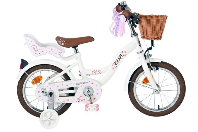 Load image into Gallery viewer, Volare blossom kinderfiets - meisjes - 14 inch - wit
