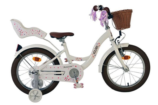 Volare blossom kinderfiets - meisjes - 16 inch - wit