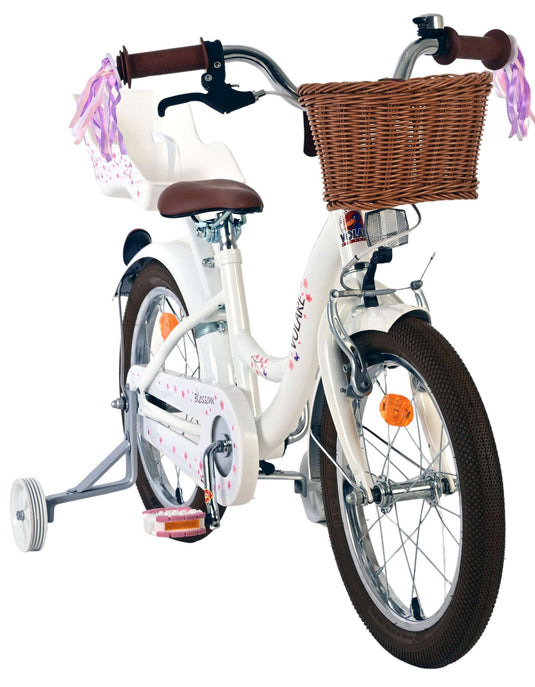 Volare blossom kinderfiets - meisjes - 16 inch - wit